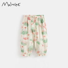 將圖片載入圖庫檢視器 113033PA-夏季女童鬆緊腰防蚊長褲
