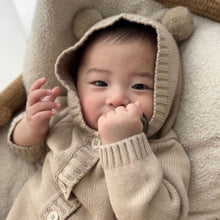 將圖片載入圖庫檢視器 081503LS-小熊造型秋季韓版嬰兒哈衣
