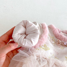 將圖片載入圖庫檢視器 ZDQ5643LS-冬季中國風網紗拜年加厚夾棉連衣裙
