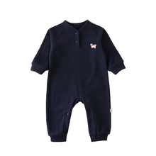 將圖片載入圖庫檢視器 D25310LS-冬季搖粒絨褲檔開釦連體爬服
