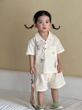 將圖片載入圖庫檢視器 XZ260871TG-夏季純棉襯衫兄妹套裝
