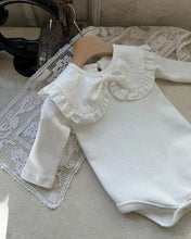 將圖片載入圖庫檢視器 Y9609LS-春季嬰兒荷葉大翻領三角包屁
