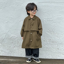 Load image into Gallery viewer, QW240042SE-Autumn Korean style layered mid-length coat 
