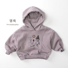 將圖片載入圖庫檢視器 25275SE-冬季連帽加絨上衣外套
