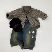 將圖片載入圖庫檢視器 1558SE秋季印花長袖休閒襯衫
