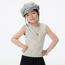 Load image into Gallery viewer, BB2610PCW-夏季｜羅紋純色｜無袖背心
