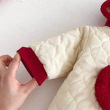 將圖片載入圖庫檢視器 ZDL5607LS-冬季拜年連身衣｜拼色連帽加絨款
