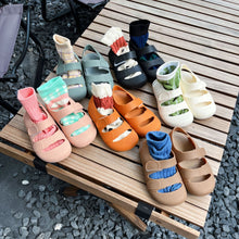 Load image into Gallery viewer, 222AC-Summer boys and girls Velcro baby toddler beach sandals soft sole jelly shoes 
