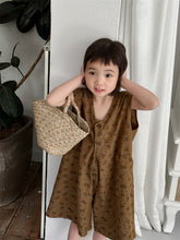 Load image into Gallery viewer, 24X12LS-夏季｜碎花森系｜背帶連體褲
