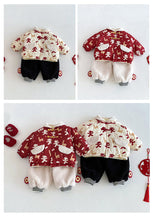 將圖片載入圖庫檢視器 ZDW5692SE-冬季滿版小馬印花加厚夾棉外套
