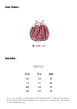 將圖片載入圖庫檢視器 624160LS-夏季｜蕾絲花邊滿月禮｜女童吊帶包屁衣
