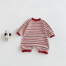 Load image into Gallery viewer, ZCL6183LS-春季條紋長袖連體爬服
