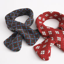 Load image into Gallery viewer, 25WJ79AC-秋冬純棉格紋保暖圍巾
