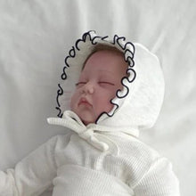 將圖片載入圖庫檢視器 Y8602LS-春季嬰兒彈性坑條波浪捲邊連身衣+高腰護肚緊身褲兩套裝&amp;三件套
