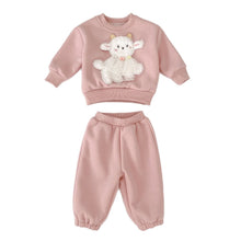 Load image into Gallery viewer, H10638TG-冬季小羊加絨套裝（兩件組）
