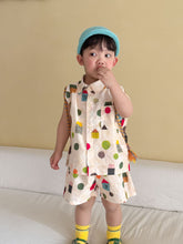 Load image into Gallery viewer, XZ260970TG-夏季｜休閒襯衫｜短褲套裝
