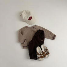 將圖片載入圖庫檢視器 Y5533PA-秋冬雙面絨童褲｜保暖字母款
