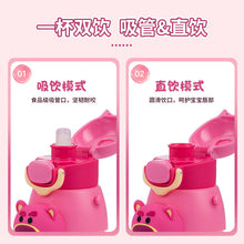 Load image into Gallery viewer, 4509AC-Cartoon food grade tritan big belly water cup with straw 
