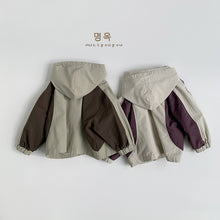 Load image into Gallery viewer, 25021SE-春季撞色連帽外套
