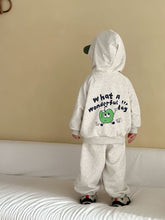 將圖片載入圖庫檢視器 CZ260885TG-春秋寬鬆運動衛衣褲套裝
