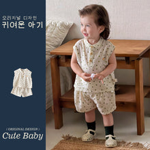 Load image into Gallery viewer, M627083TG-夏季｜波點背心｜短褲套裝
