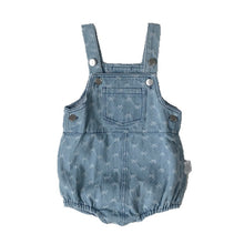 將圖片載入圖庫檢視器 Y95113LS-秋季牛仔連身衣｜蝴蝶結吊帶款
