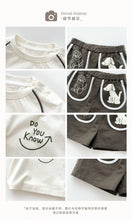 Load image into Gallery viewer, M627017TG-夏季｜字母背心｜短褲套裝
