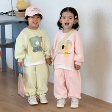 Load image into Gallery viewer, CZ260856TG春秋假兩件套裝｜卡通運動風
