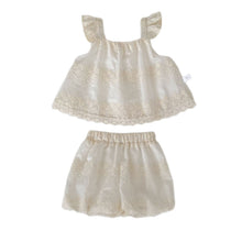 Load image into Gallery viewer, H10693LS-夏季｜飛袖甜美｜短褲套裝
