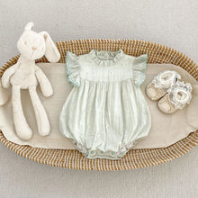 Load image into Gallery viewer, H10786LS-夏季｜純色飛袖｜包屁衣
