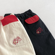 將圖片載入圖庫檢視器 ZDK5673PA-冬季金魚撞色羊駝絨長褲
