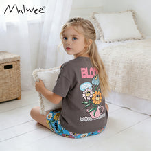 將圖片載入圖庫檢視器 111026TG-夏季圓領短袖套裝
