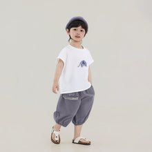 Load image into Gallery viewer, S117SE-夏日純棉落肩短袖上衣
