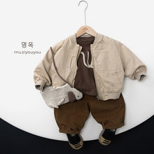 將圖片載入圖庫檢視器 25180SE-春季森系派克風連帽外套
