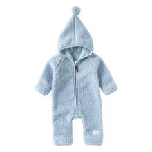 將圖片載入圖庫檢視器 D25288LS-秋冬搖粒絨精靈連帽拉鍊爬服
