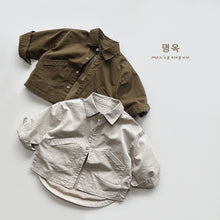 將圖片載入圖庫檢視器 88017SE-春季韓系復古襯衫式外套
