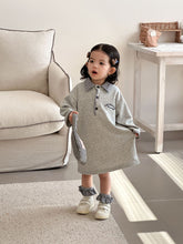 將圖片載入圖庫檢視器 CQ260851TG-春秋季格子翻領運動兩件套&amp;連衣裙
