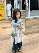Load image into Gallery viewer, x2630SE-Autumn Korean version of the super easy to match jacquard lace cardigan 
