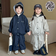 Load image into Gallery viewer, DZ250665TG-秋冬季加絨衝鋒衣兩件套
