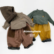 將圖片載入圖庫檢視器 1007PA-冬季抓絨保暖直筒長褲
