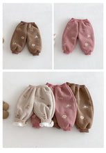 Load image into Gallery viewer, ZDK5281PA-冬季加絨涂鴉貼標休閒長褲
