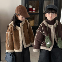 將圖片載入圖庫檢視器 25D18SE-冬季複合式皮毛一體外套
