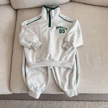 將圖片載入圖庫檢視器 CZ260694TG-春秋季拉鍊立領寬鬆運動兩件套
