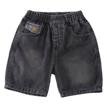 將圖片載入圖庫檢視器 XK260942PA-夏季｜寬鬆休閒｜牛仔五分短褲
