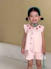 將圖片載入圖庫檢視器 XZ260947TG-夏季｜純棉紗布｜短袖短褲套裝
