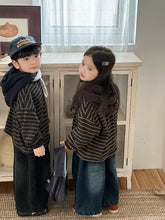 Load image into Gallery viewer, 25D45PA-冬季一體絨牛仔褲｜加厚保暖阔腿褲
