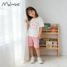 將圖片載入圖庫檢視器 111018TG-夏季女童圓領短袖套裝
