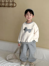 Load image into Gallery viewer, DZ250642TG-秋冬季動物拼布加絨運動兩件套裝
