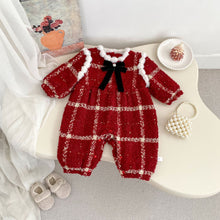 將圖片載入圖庫檢視器 H10676LS-冬季小香風拜年連身衣
