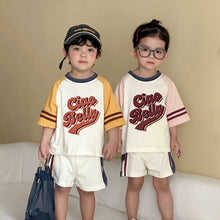 將圖片載入圖庫檢視器 XZ260850TG-夏季純棉運動套裝
